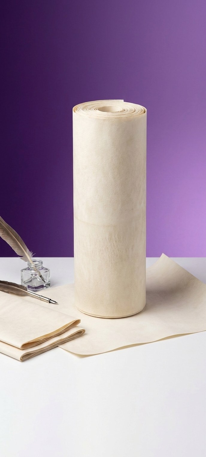 Kosher Blank Parchment Sheets (Yeriot) for a Sefer Torah