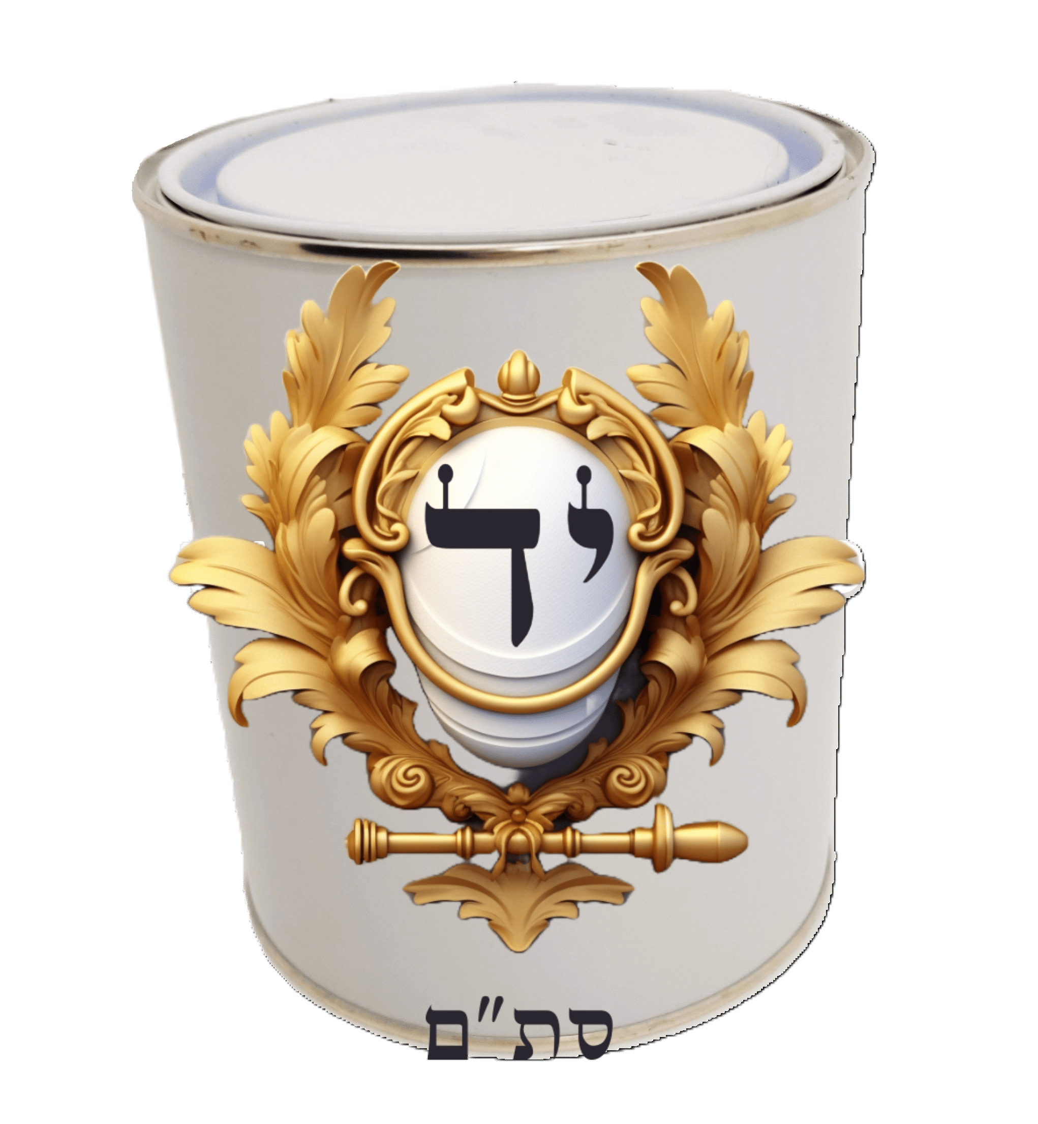 Paint tin for tefillin boxes